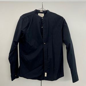 Hollister stretch shirt in black - M